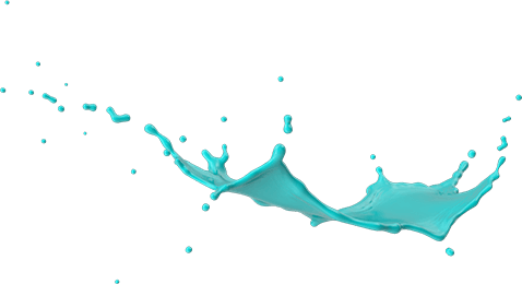 Farbspritzer als dekoratives Element